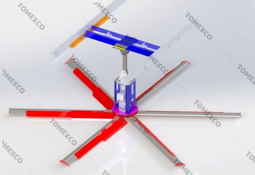 QUẠT TRẦN CÔNG NGHIỆP HVLS - 5300