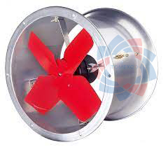 quạt hướng trục nối ống