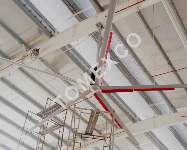 Nên chọn quạt trần HVLS 5 cánh hay 6 cánh quạt 