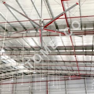 Sản phẩm quạt trần công nghiệp HVLS - 6300 của Tomexco