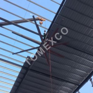 Sản phẩm quạt trần công nghiệp HVLS - 7300 của Tomexco