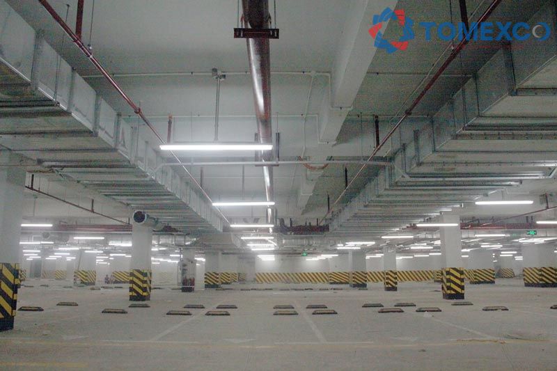 Hệ thống thông gió cơ học ở tầng hầm