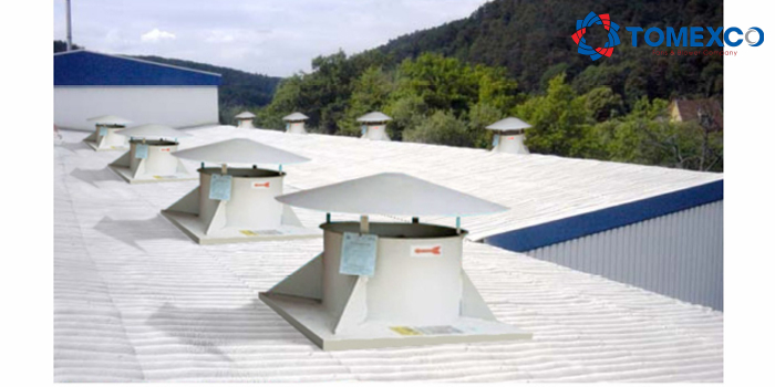 Một số hình ảnh quạt hút mái Tomexco