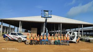 Lắp đặt quạt công nghiệp Tomexco tại trang trại bò sữa TH Phú Yên