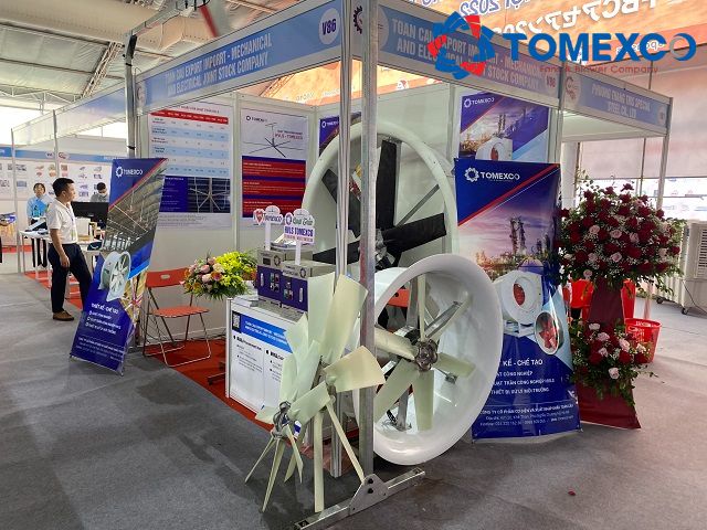 Gian hàng của công ty Tomexco tại Hội chợ