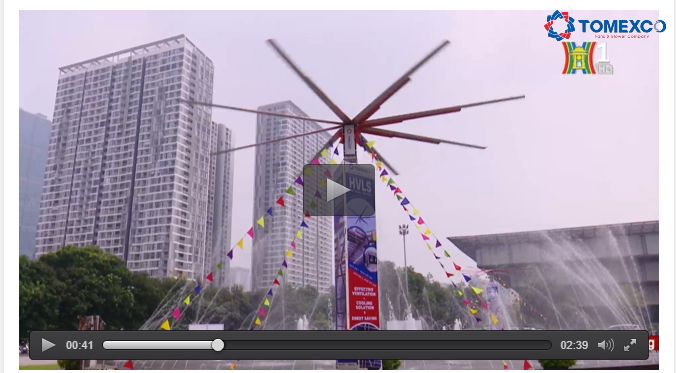 Sản phẩm của Tomexco được trưng bày tại Hội chợ