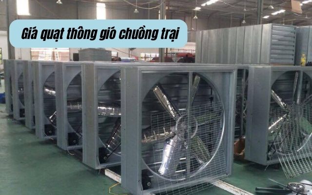 Giá quạt thông gió chuồng trại