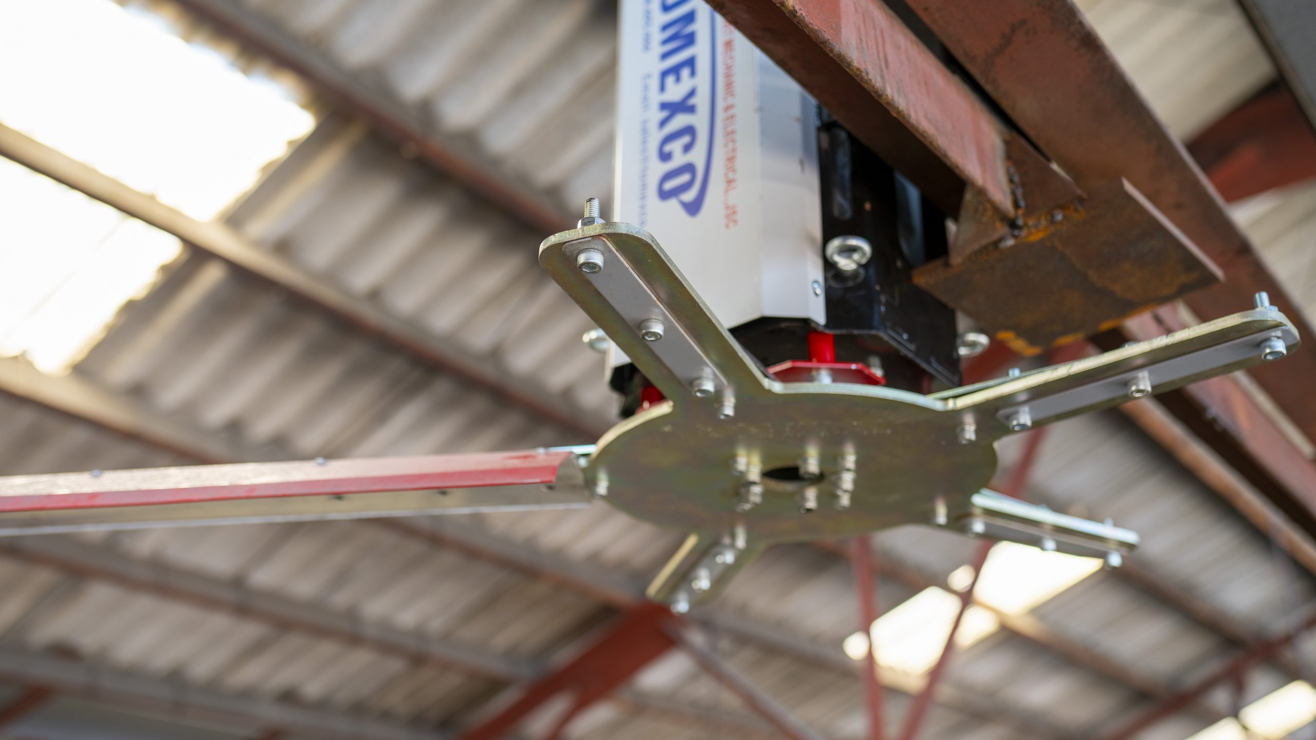 Cấu tạo lắp đặt Quạt trần công nghiệp HVLS Tomexco