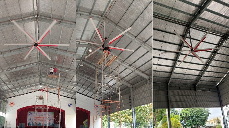 Các loại quạt làm mát nhà hàng nên tham khảo