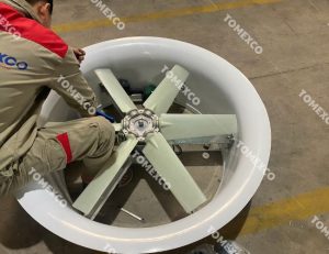 Quạt công nghiệp rung lắc mạnh