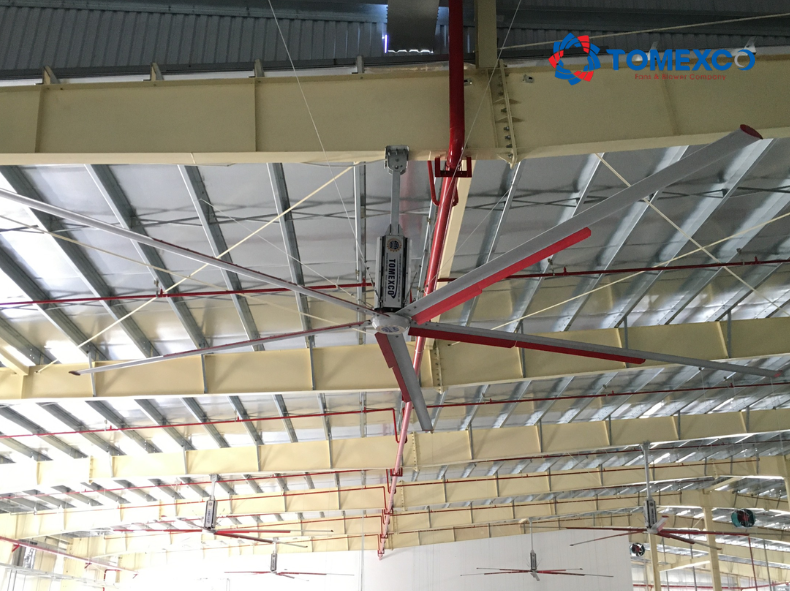 Quạt trần công nghiệp HVLS