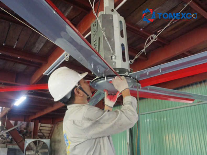 Quạt trần công nghiệp HVLS