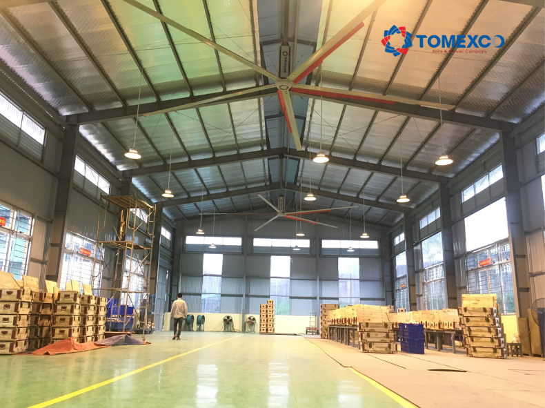 Quạt trần công nghiệp HVLS