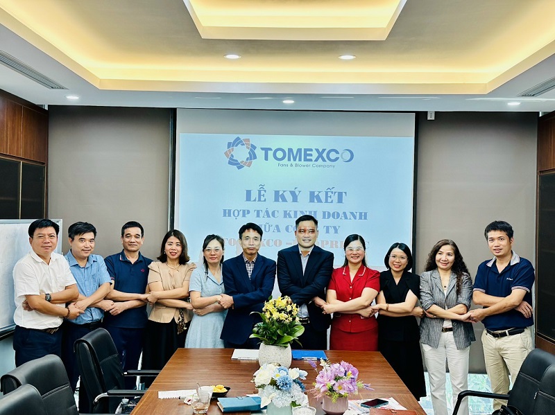 Kí kết hợp tác kinh doanh giữa Tomexco và Hei Pritec