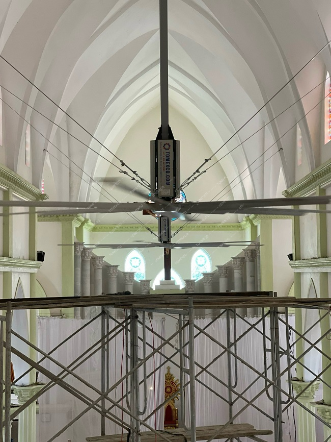 Các lợi ích của quạt trần HVLS