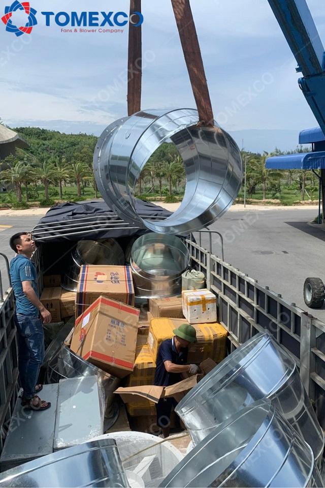 Thi Công Quạt Hút Công Nghiệp Tại Công ty Cổ phần Chế biến Khoáng sản Titan Hoàng Long