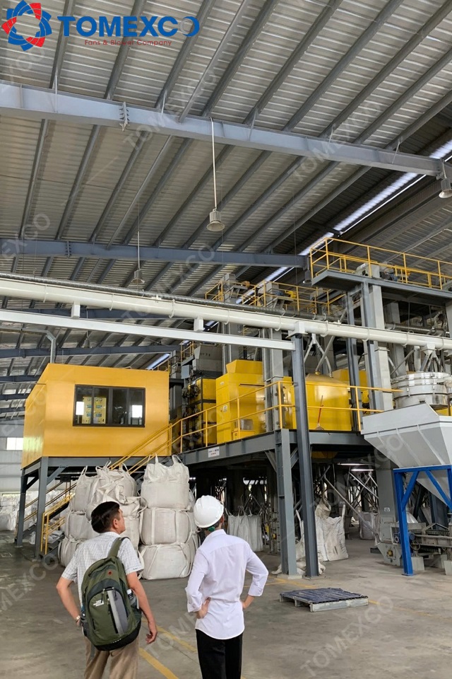 Thi Công Quạt Hút Công Nghiệp Tại Công ty Cổ phần Chế biến Khoáng sản Titan Hoàng Long