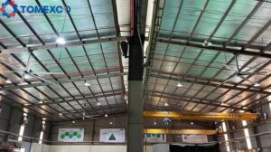 Ứng dụng quạt công nghiệp cỡ lớn