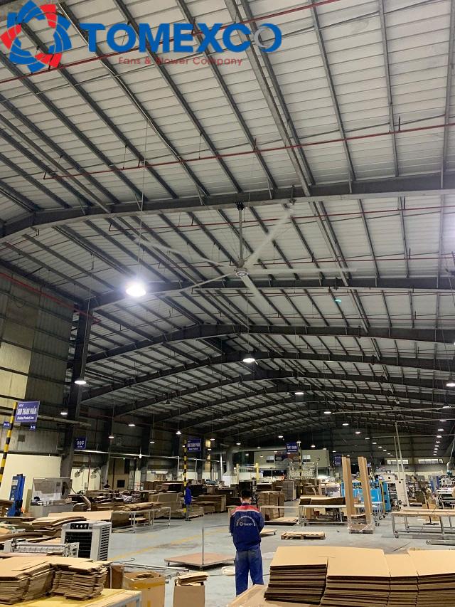 Quạt công nghiệp cỡ lớn của Tomexco